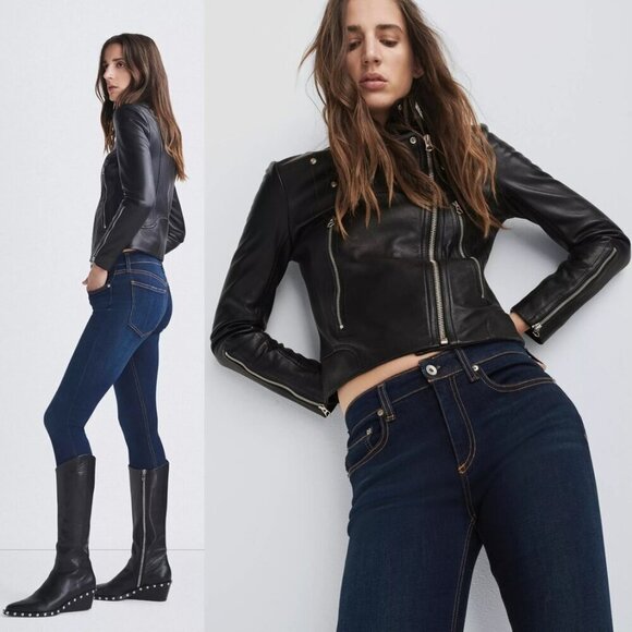 Rag & Bone Cate Ankle Mid Rise Skinny Jeans - Picture 3 of 8